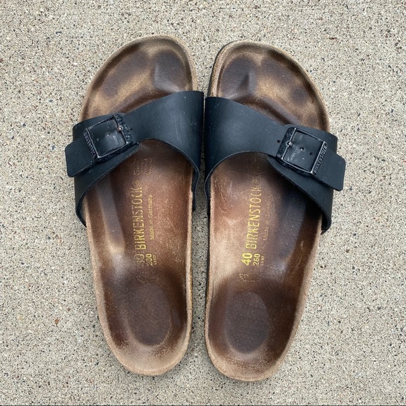 Birkenstock Madrid Black Sandals - Picture 11 of 12